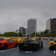 Illustration for article titled Supercars Took Over A Garage To Welcome The $1.9 Million Lamborghini Centenario